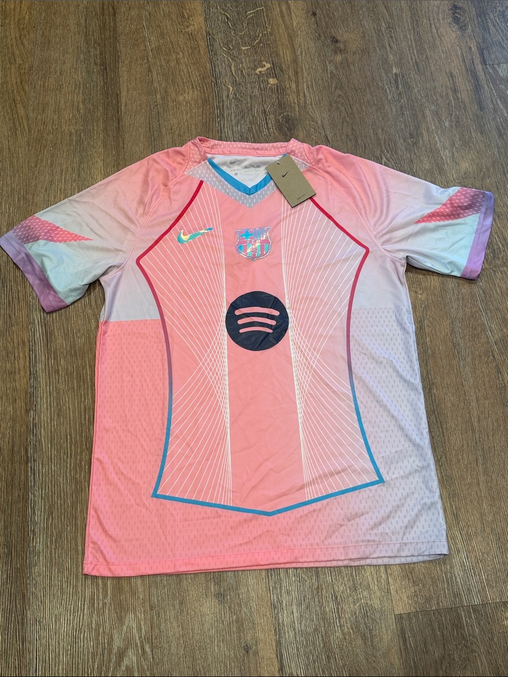 Nike Pink FC Barcelona Men’s Soccer Jersey